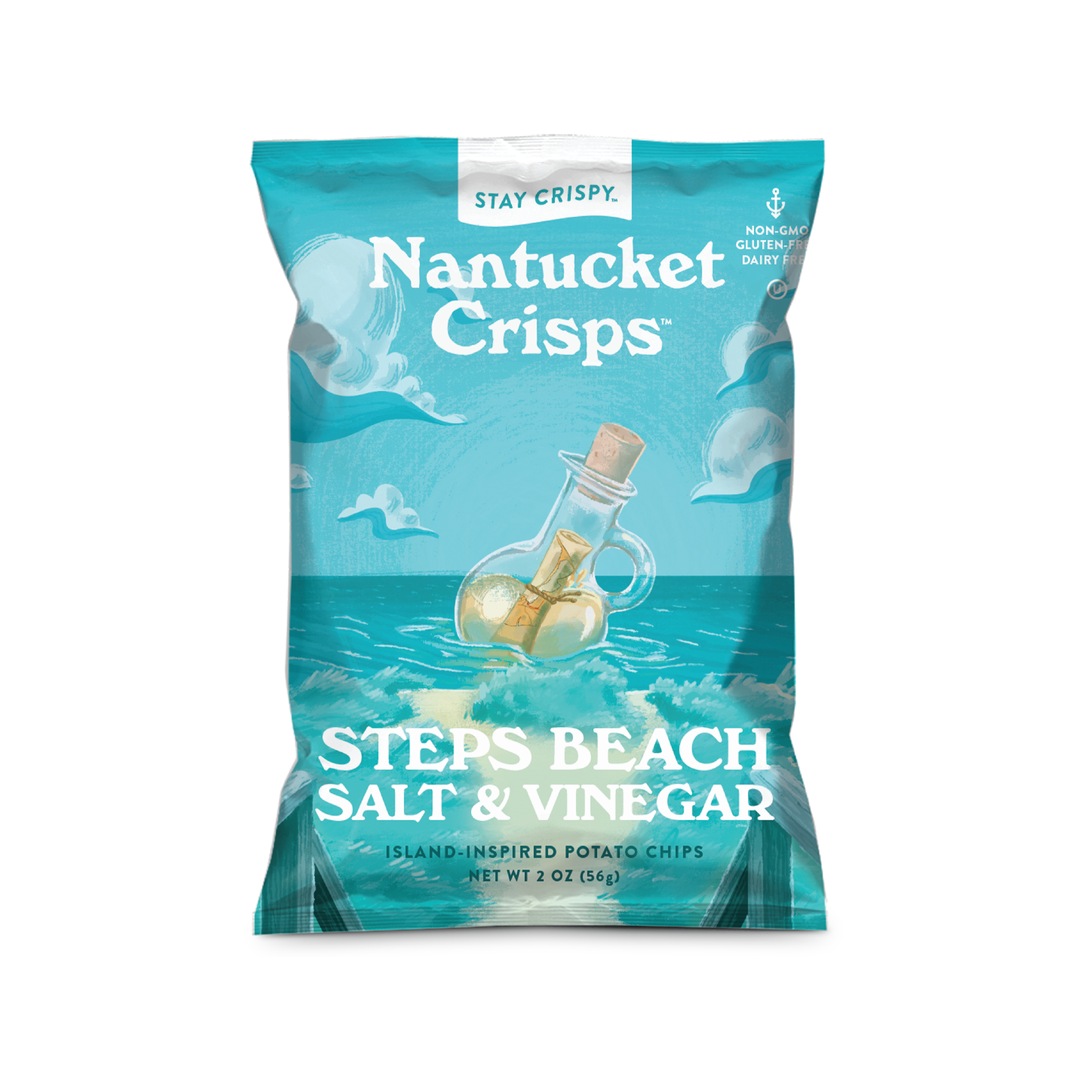 Steps Beach Salt & Vinegar - 15 bags